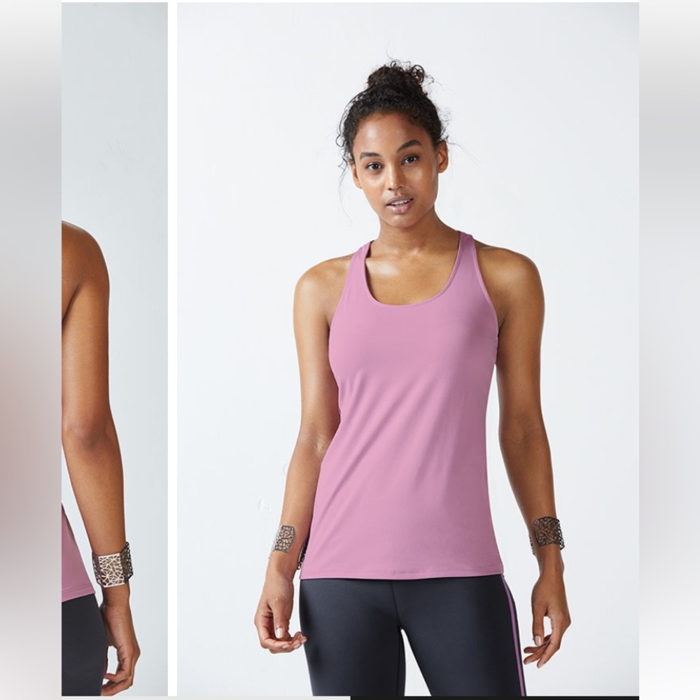 Fabletics Elisa Racer Tank Size S In Rose - Picture 2 of 6